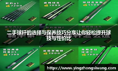 二手球杆的选择与保养技巧分享让你轻松提升球技与性价比